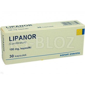 Ліпанор (Lipanor) 100 мг, 30 капсул